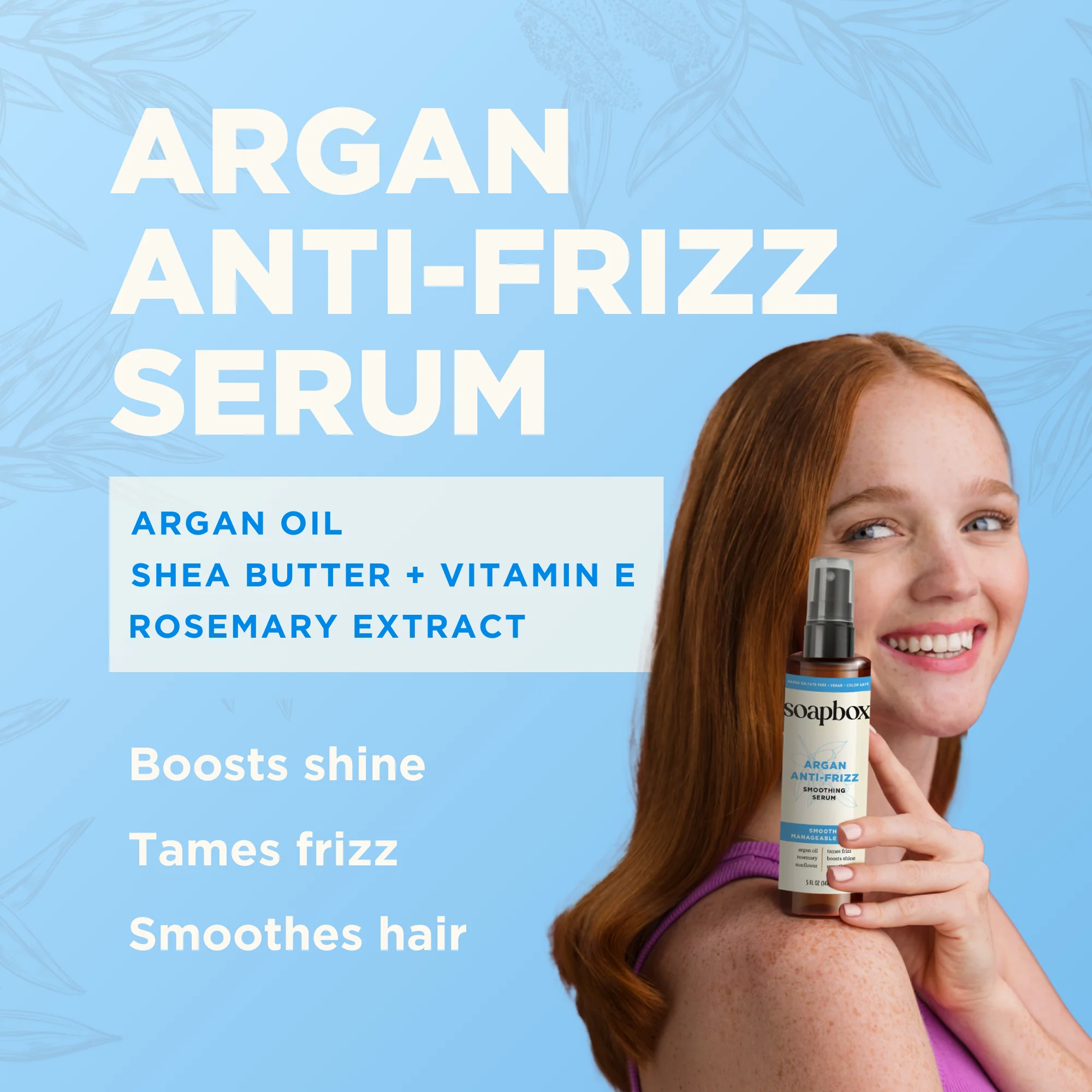 Argan Oil Anti-Frizz Smoothing Serum - Image 3