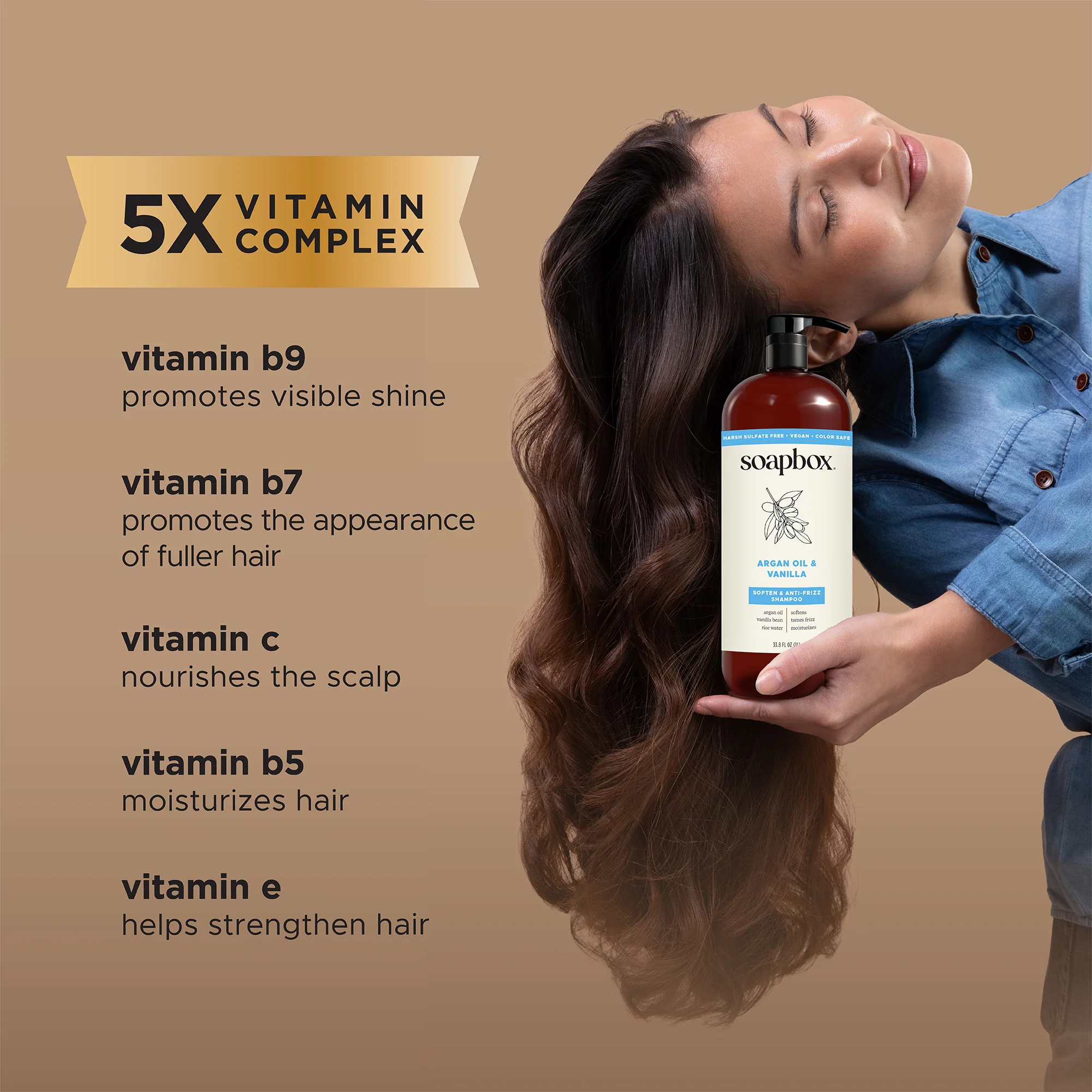 Argan Oil & Vanilla Anti-Frizz Conditioner - 1 Liter - Image 3