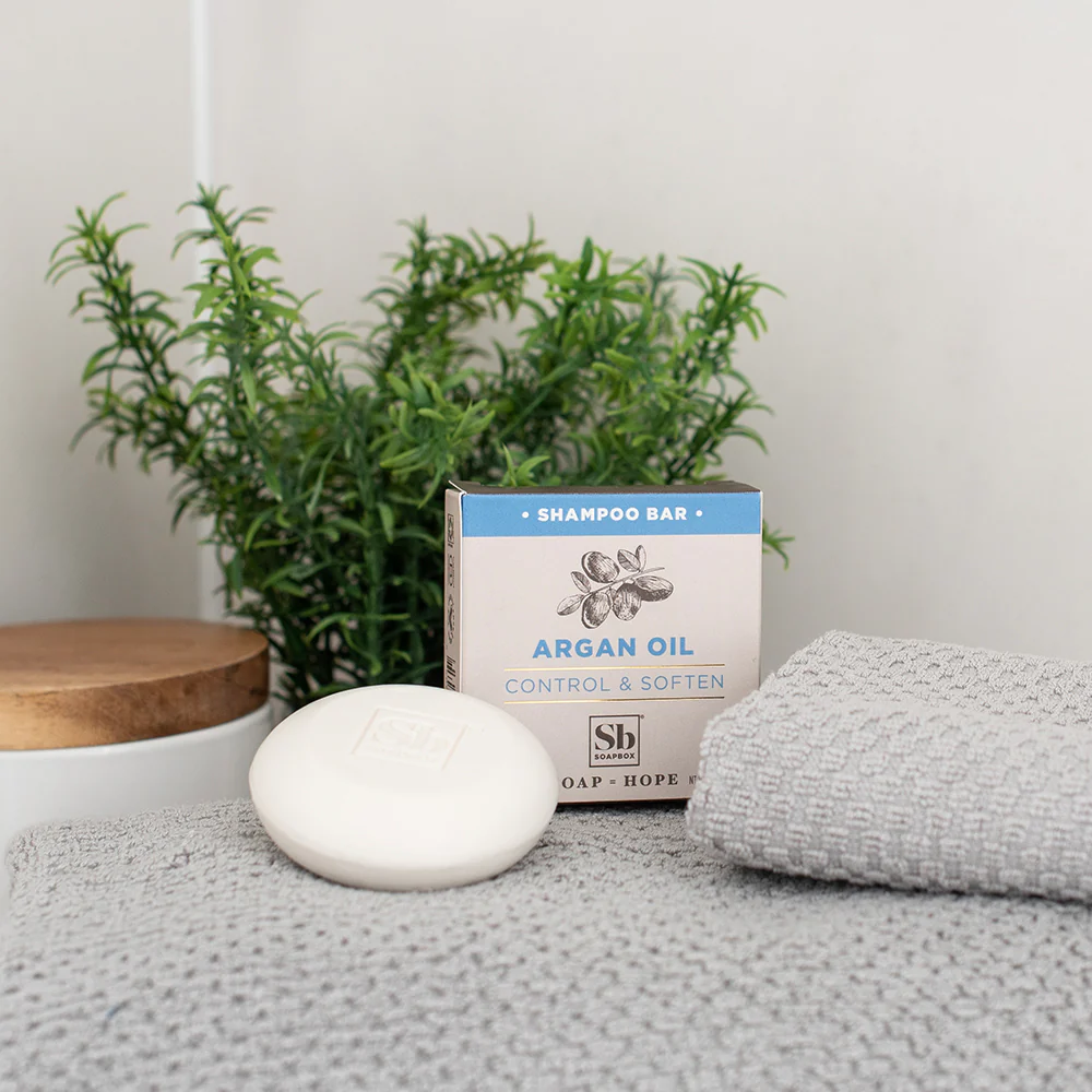 Argan Oil Control & Soften Shampoo Bar - Image 3