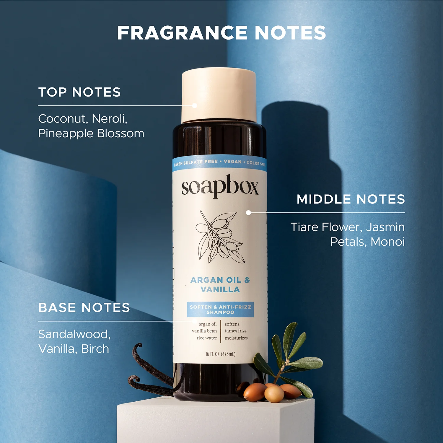 Argan Oil & Vanilla Anti-Frizz Shampoo - Image 6