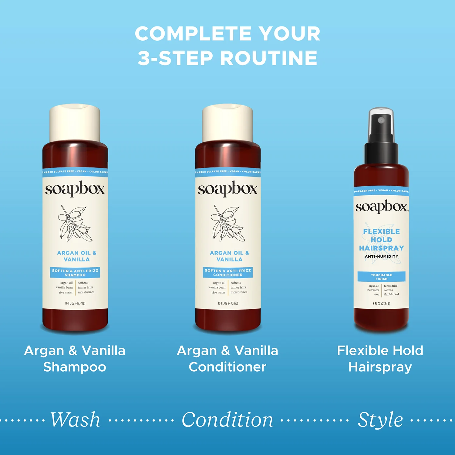 Argan Oil & Vanilla Anti-Frizz Conditioner - Image 5