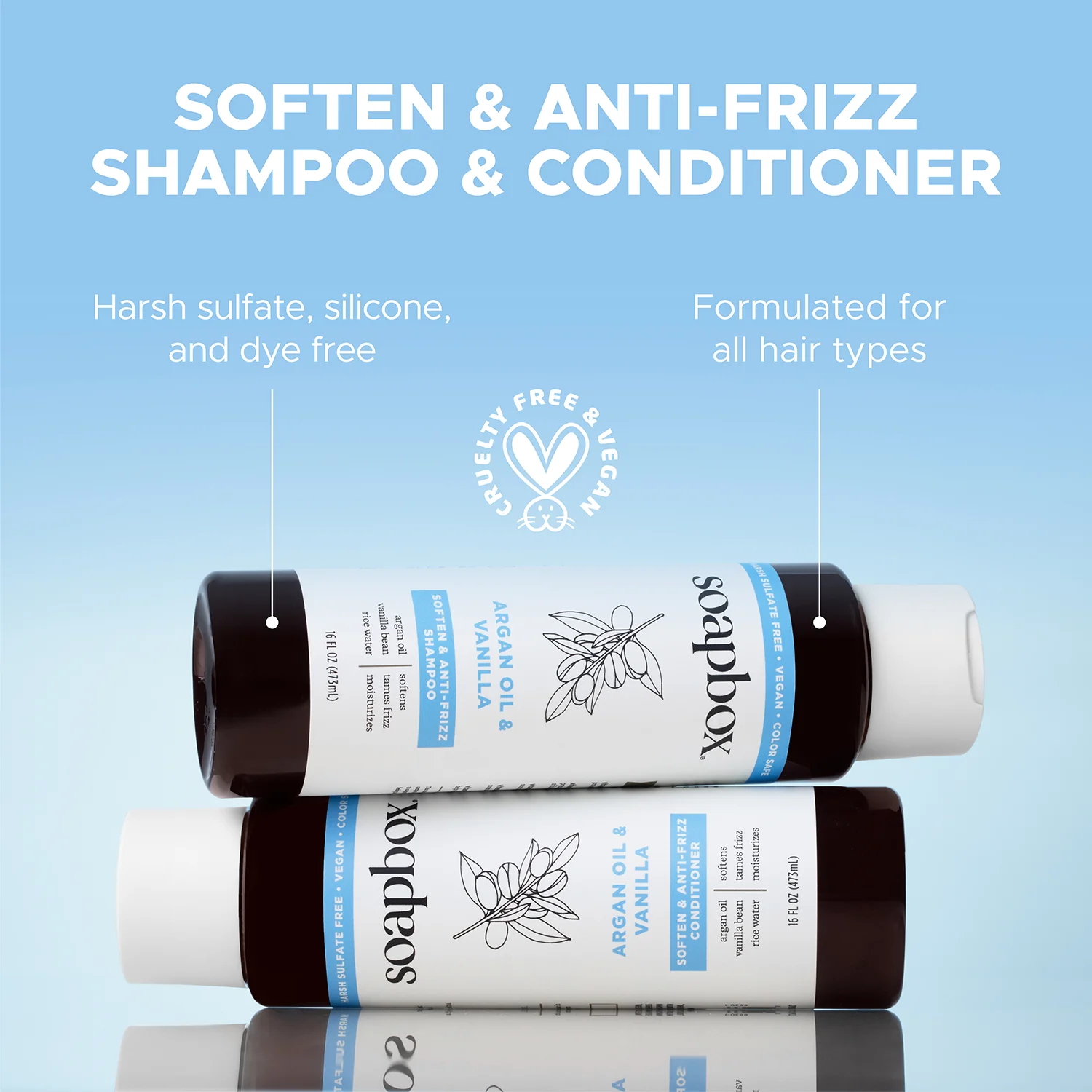 Argan Oil & Vanilla Anti-Frizz Conditioner - Image 4