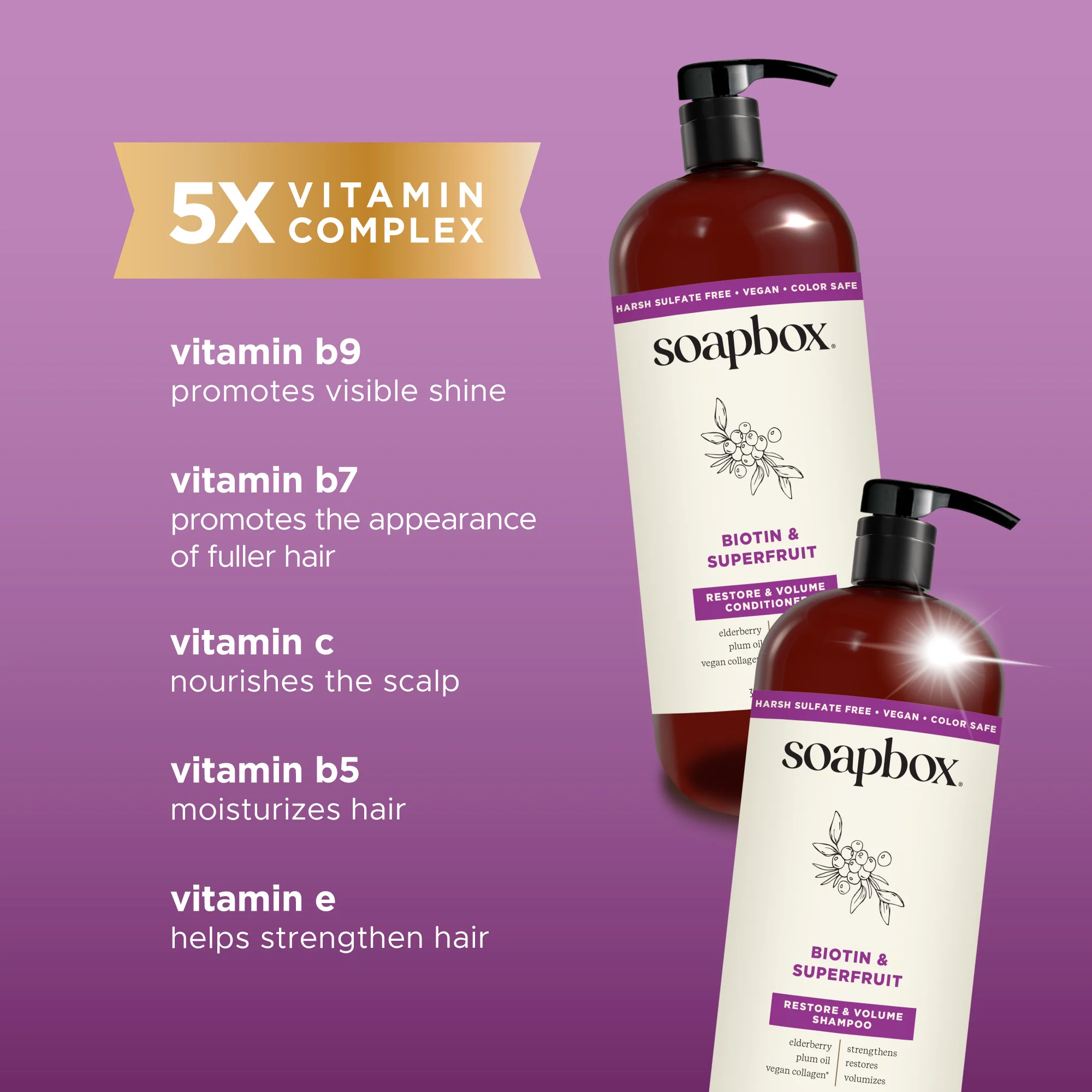 Biotin & Superfruit Volumizing Conditioner - 1 Liter - Image 5