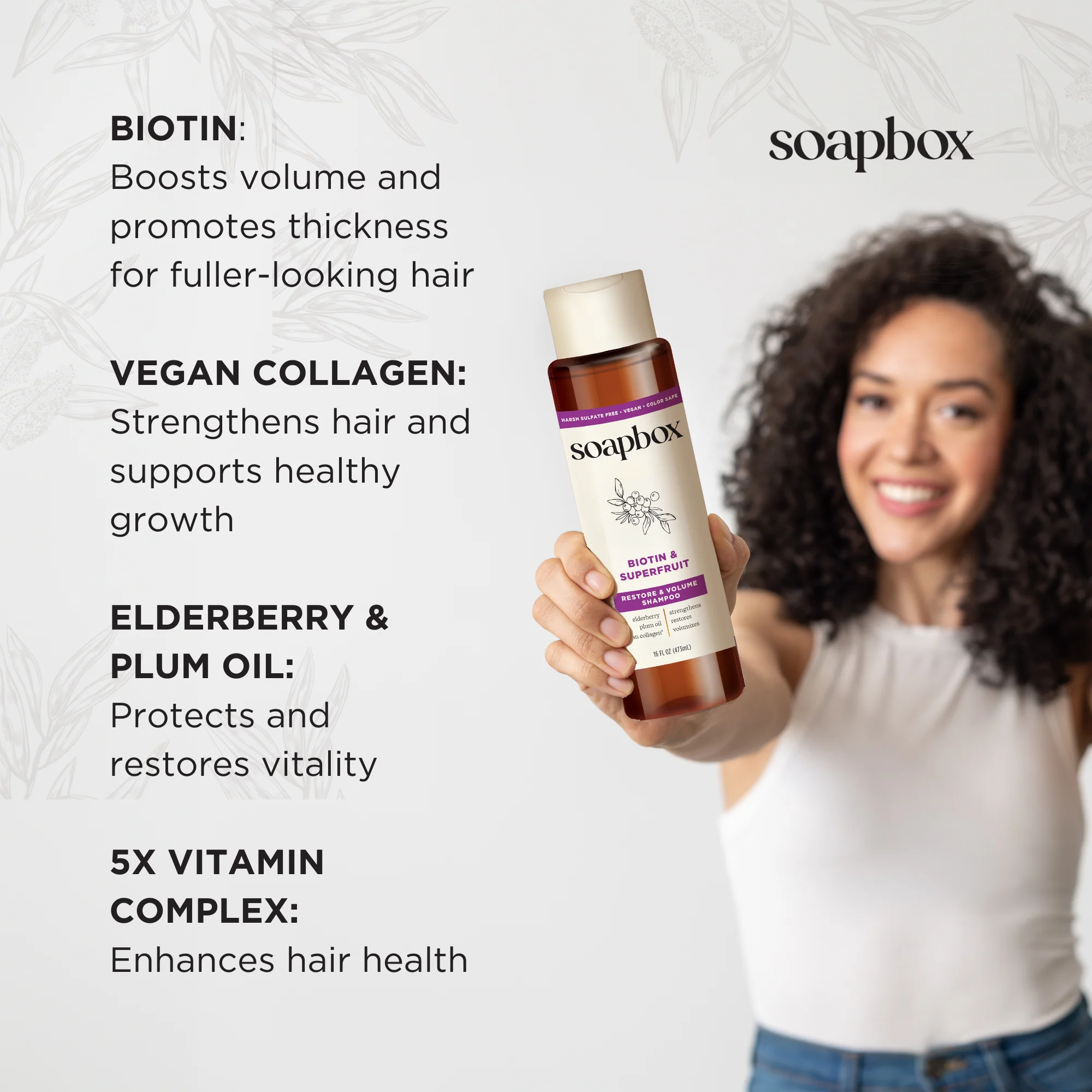 Biotin & Superfruit Volumizing Shampoo - Image 3