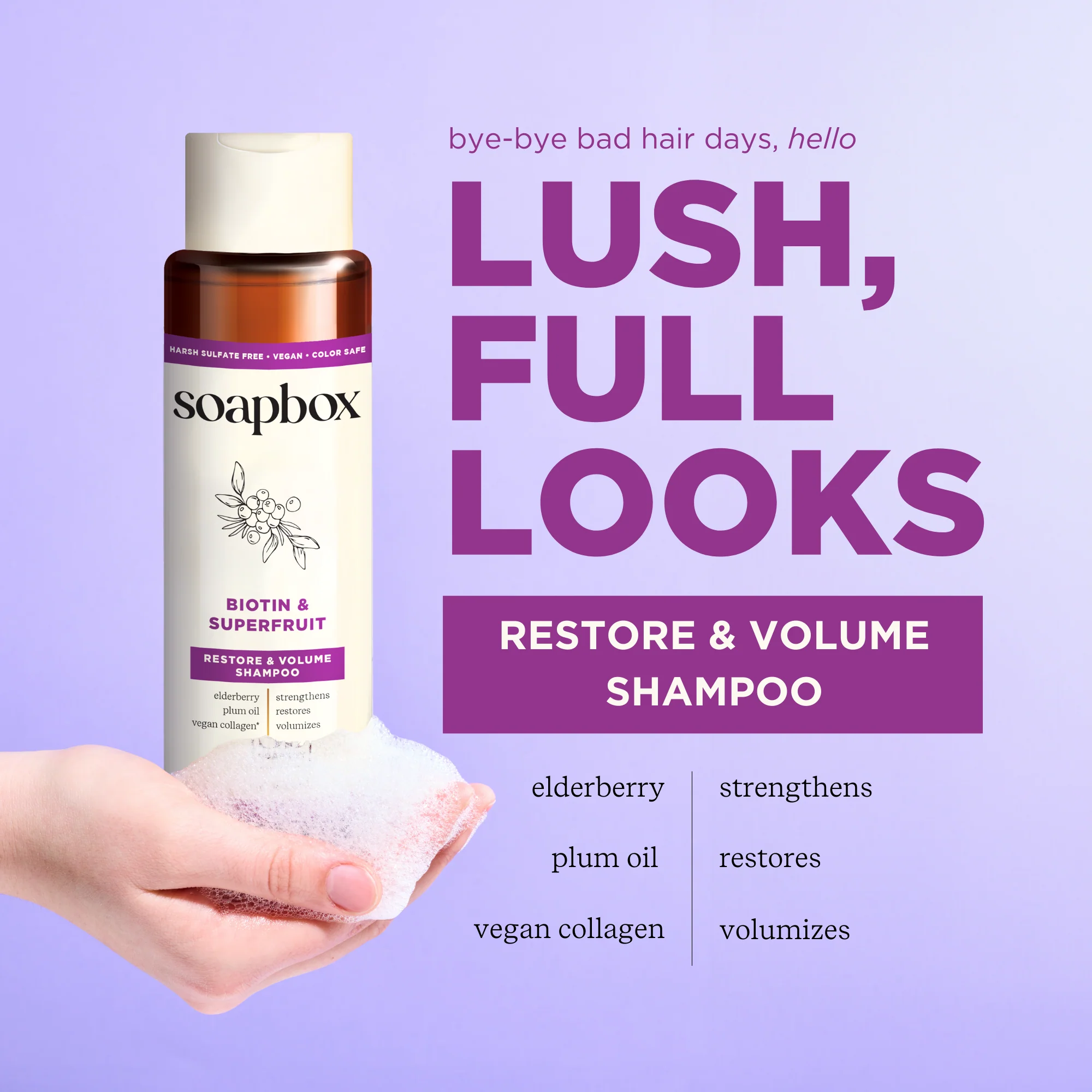 Biotin & Superfruit Volumizing Shampoo - Image 4