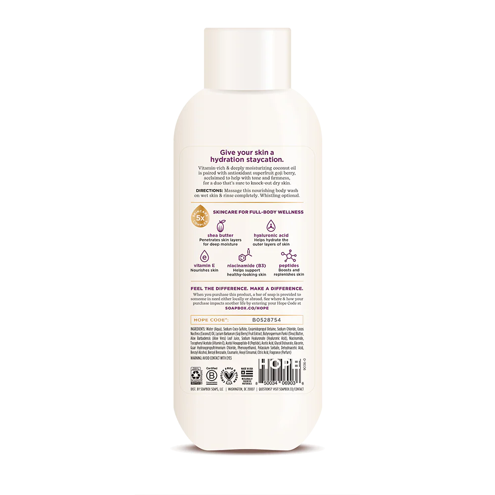 Coconut + Goji Berry Body Wash & Lotion Duo - Image 3
