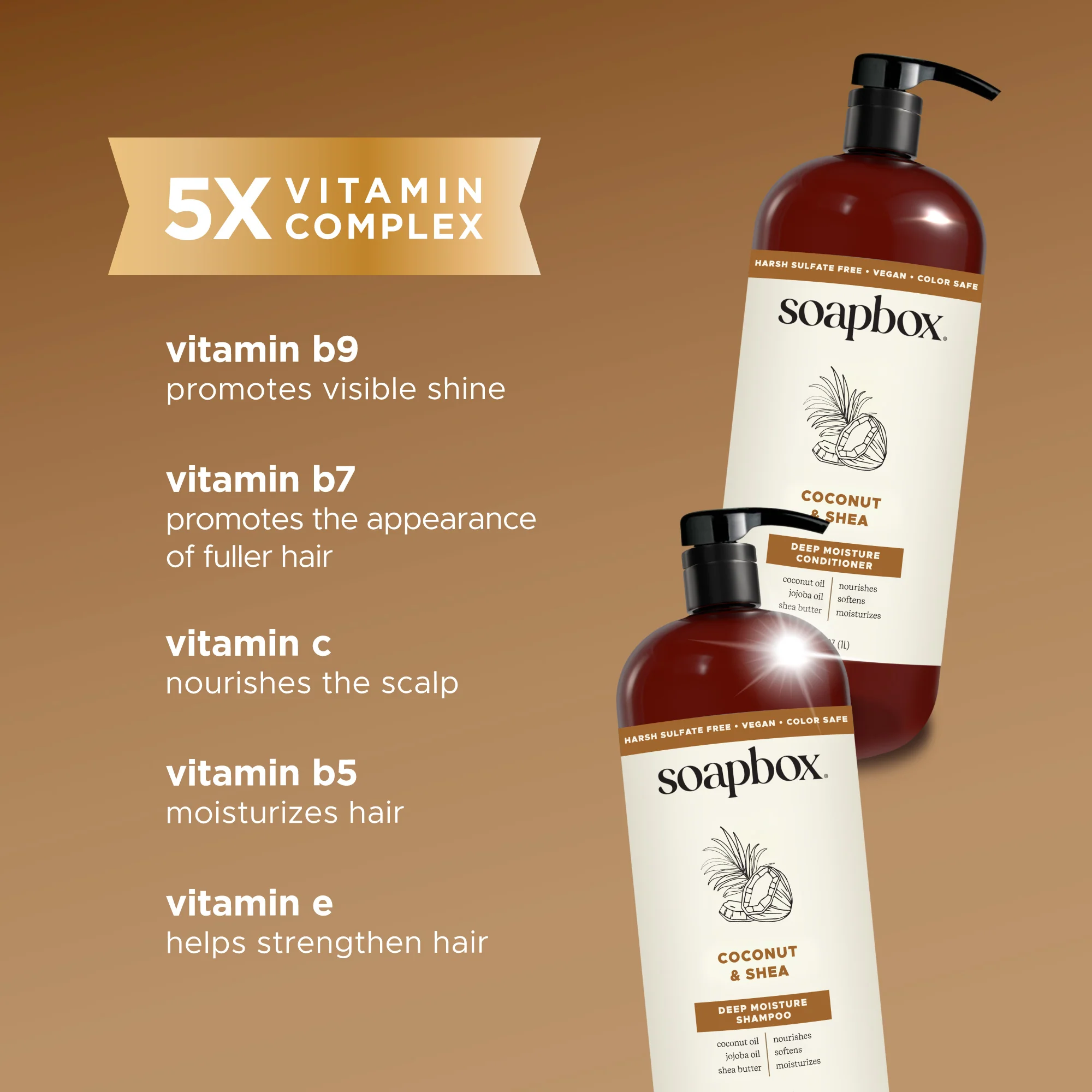 Coconut & Shea Deep Moisture Haircare Bundle (Large) - Image 5