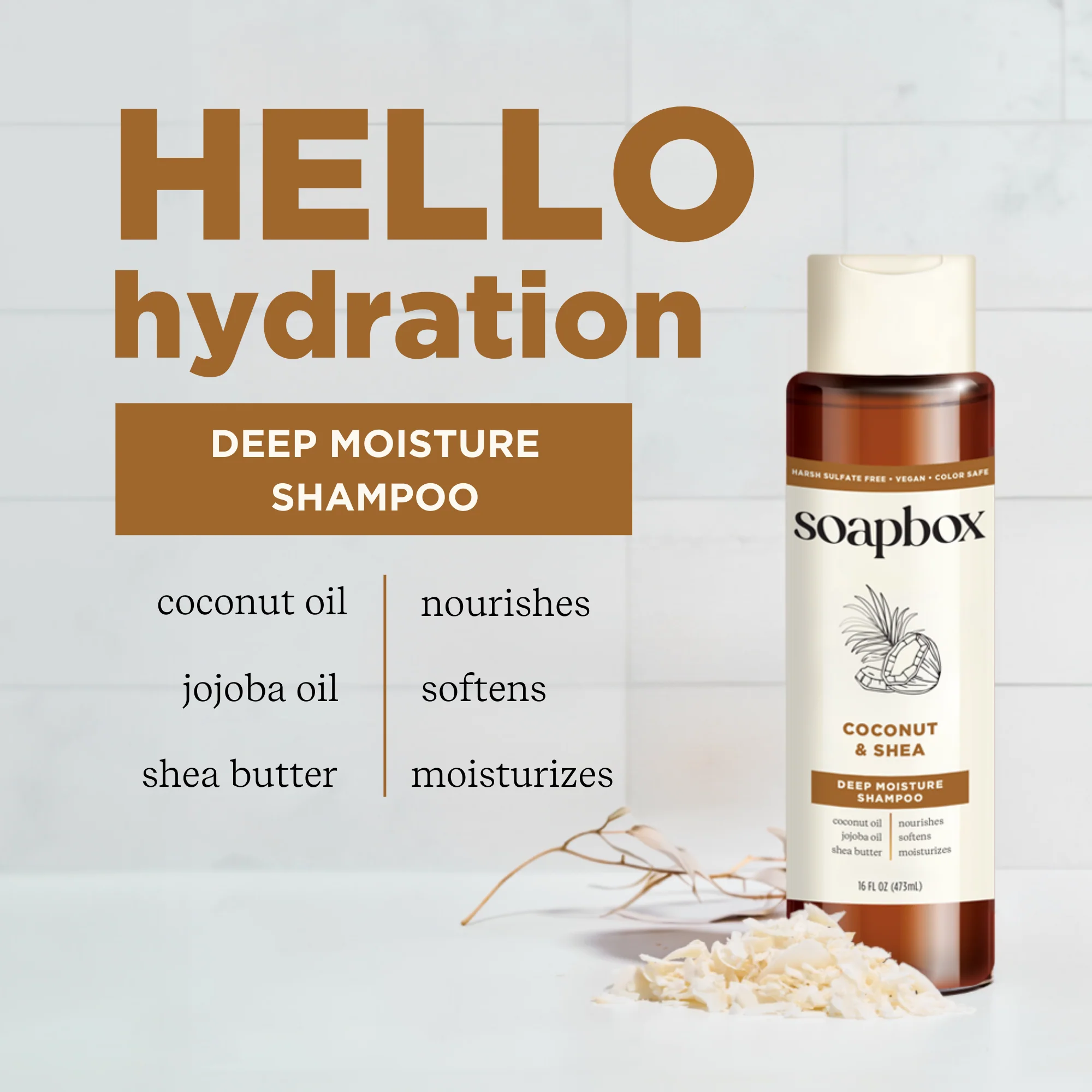 Coconut & Shea Deep Moisture Shampoo + Conditioner Set - Image 6