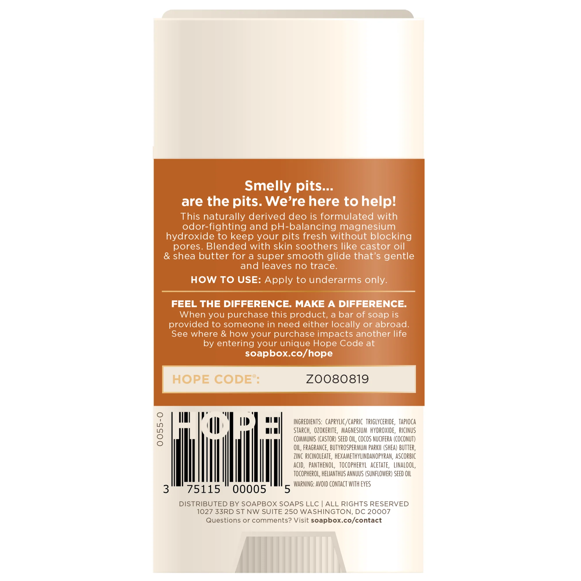 Coconut + Vanilla Aluminum Free Deodorant - Image 5