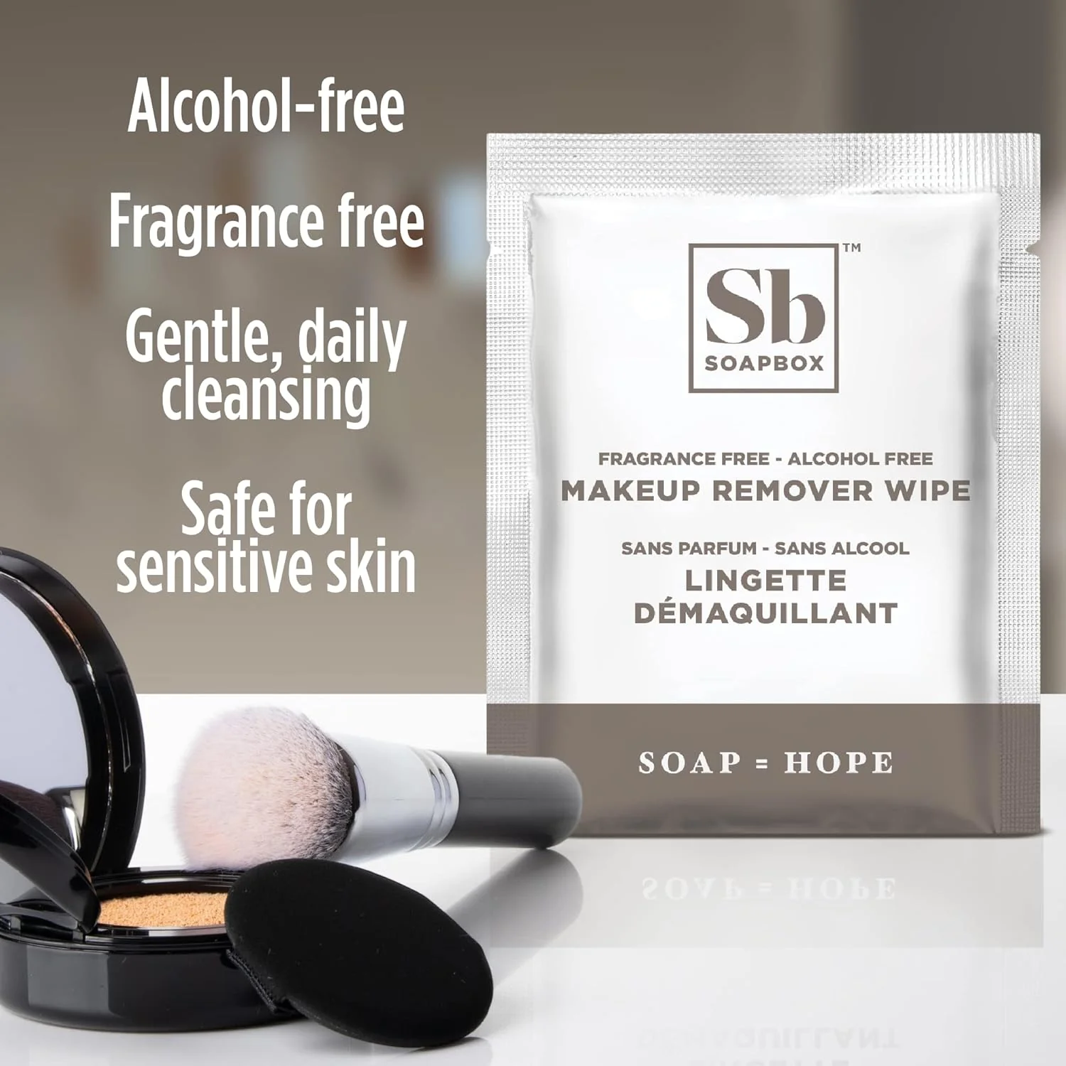 Fragrance-Free Makeup Remover Wipes (50 ct.) - Image 3