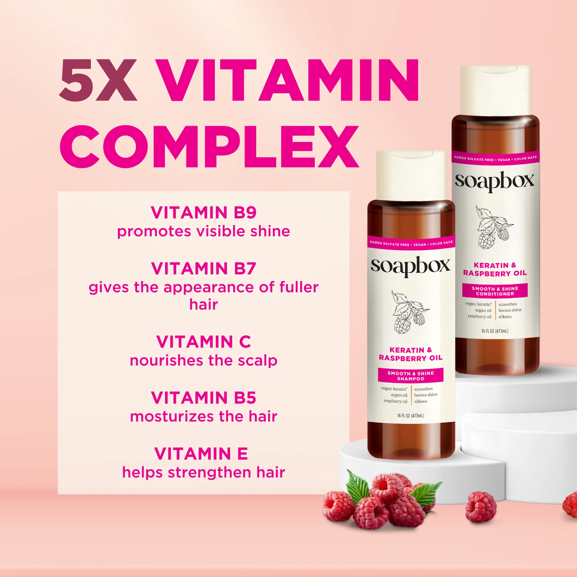 Keratin & Raspberry Seed Oil Smoothing Conditioner - Image 4