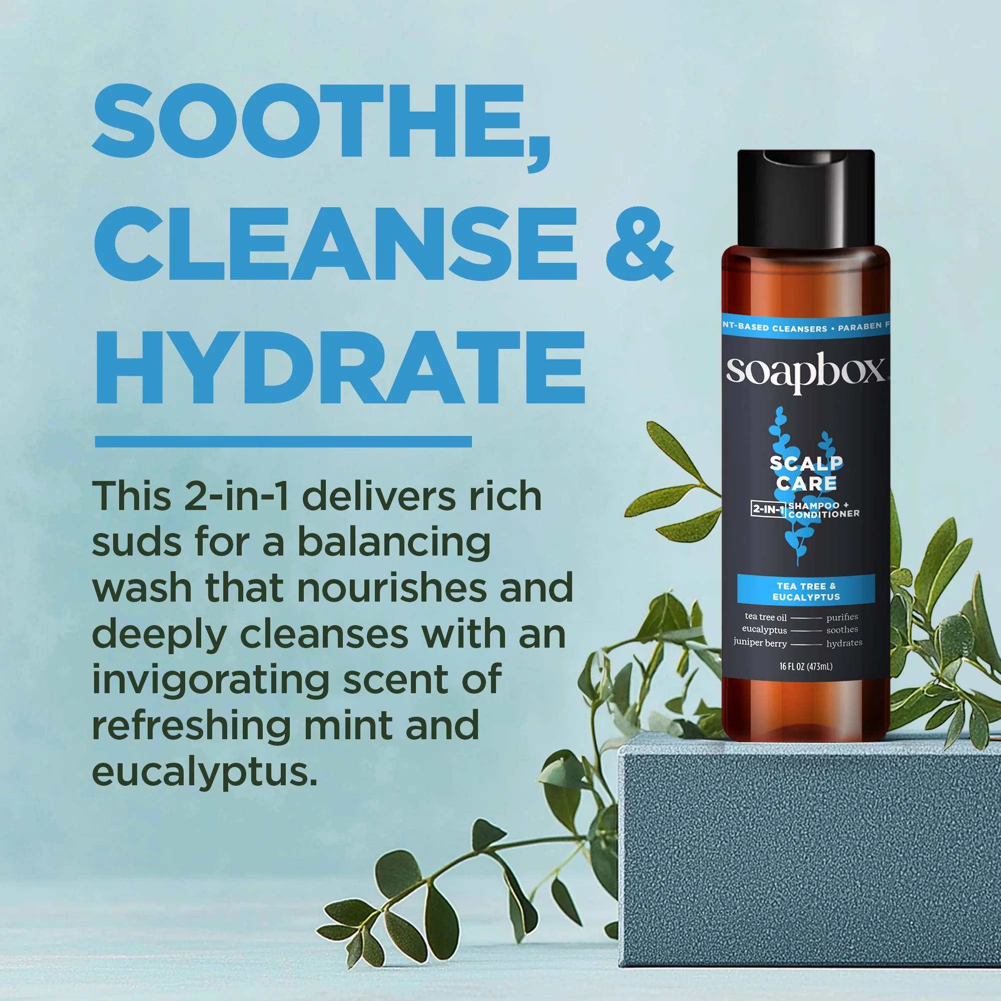 Men's Scalp Care 2-in-1 Shampoo and Conditioner - Image 3