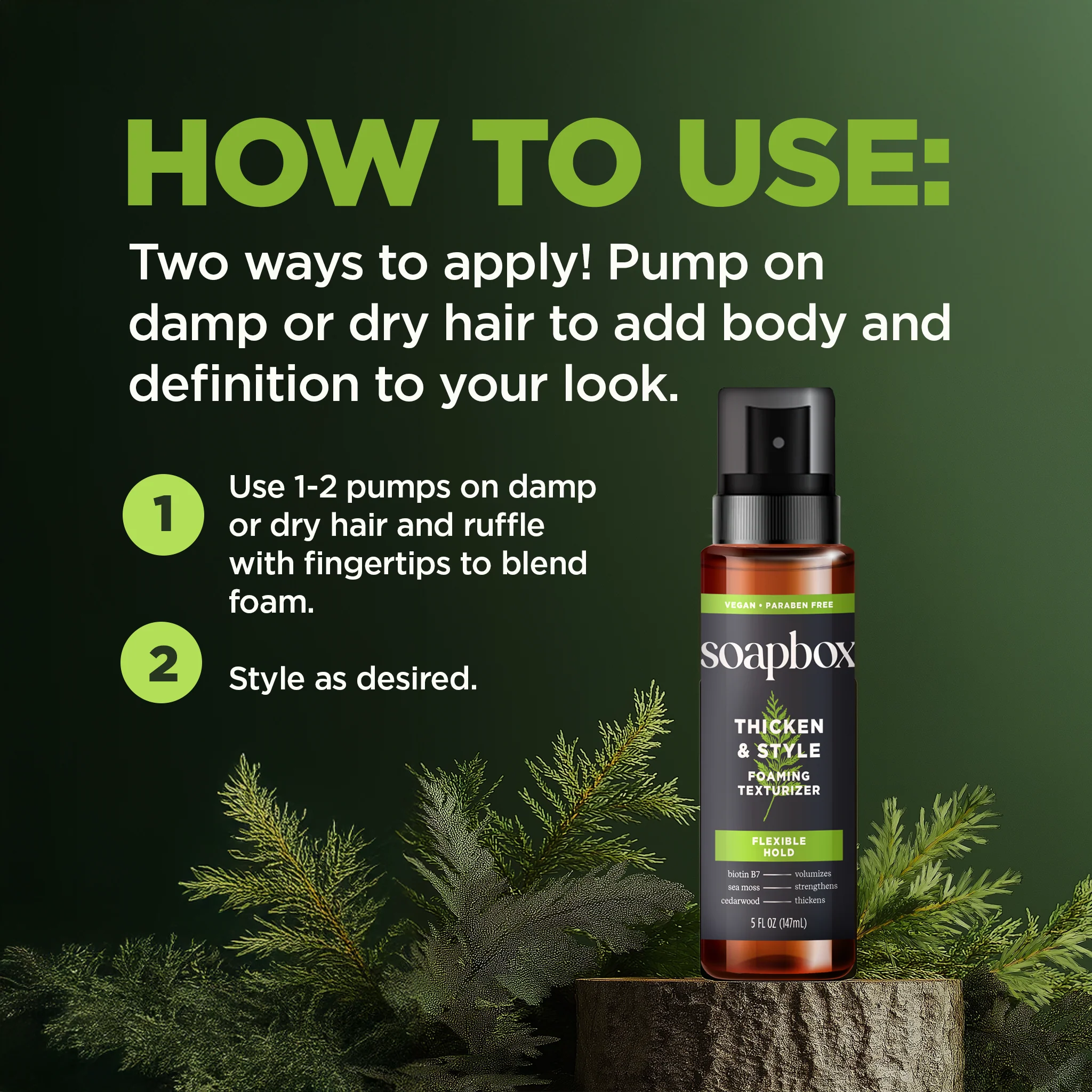 Men's Thicken & Style Foaming Texturizer - Image 3