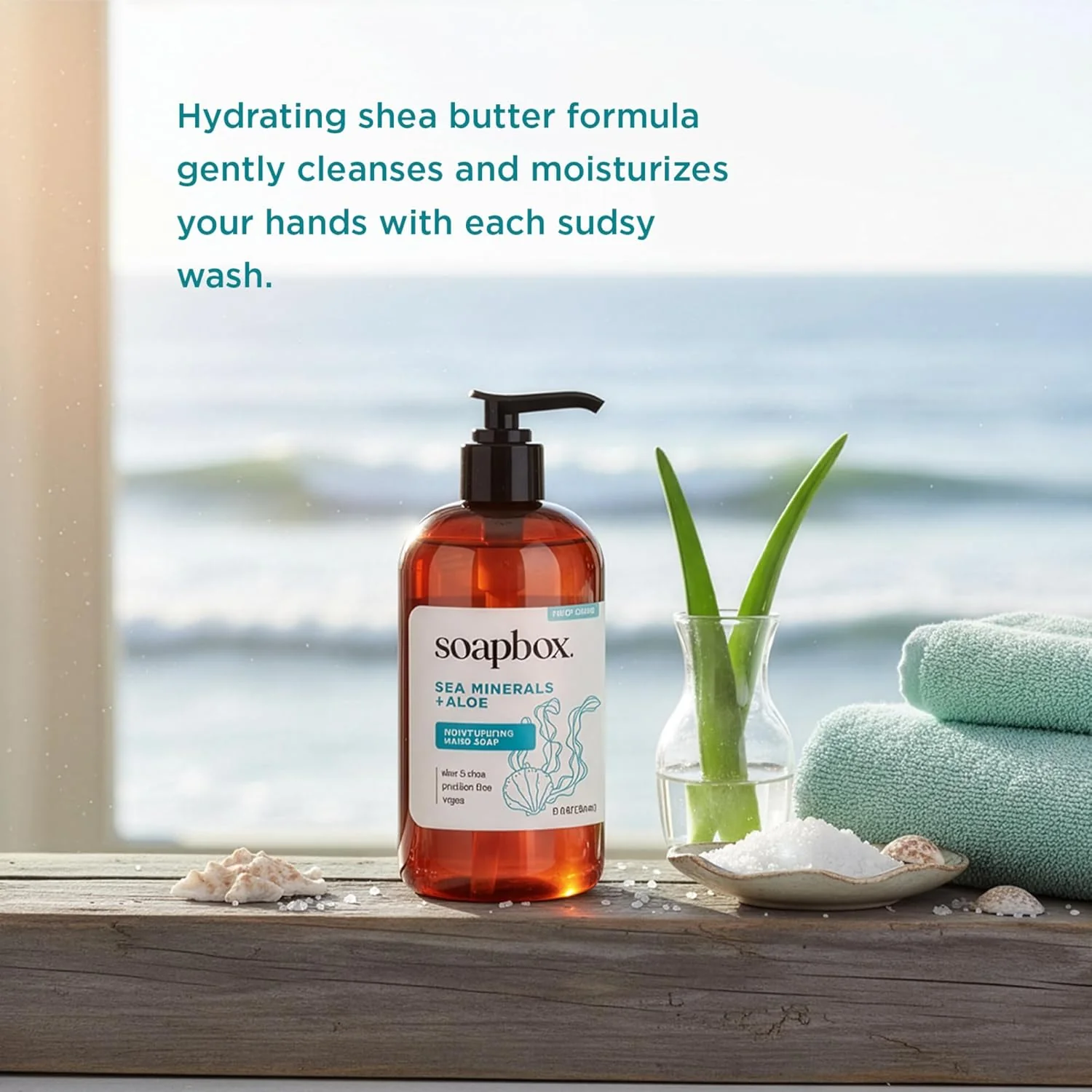 Sea Minerals + Aloe Moisturizing Liquid Hand Soap 3-Pack - Image 3