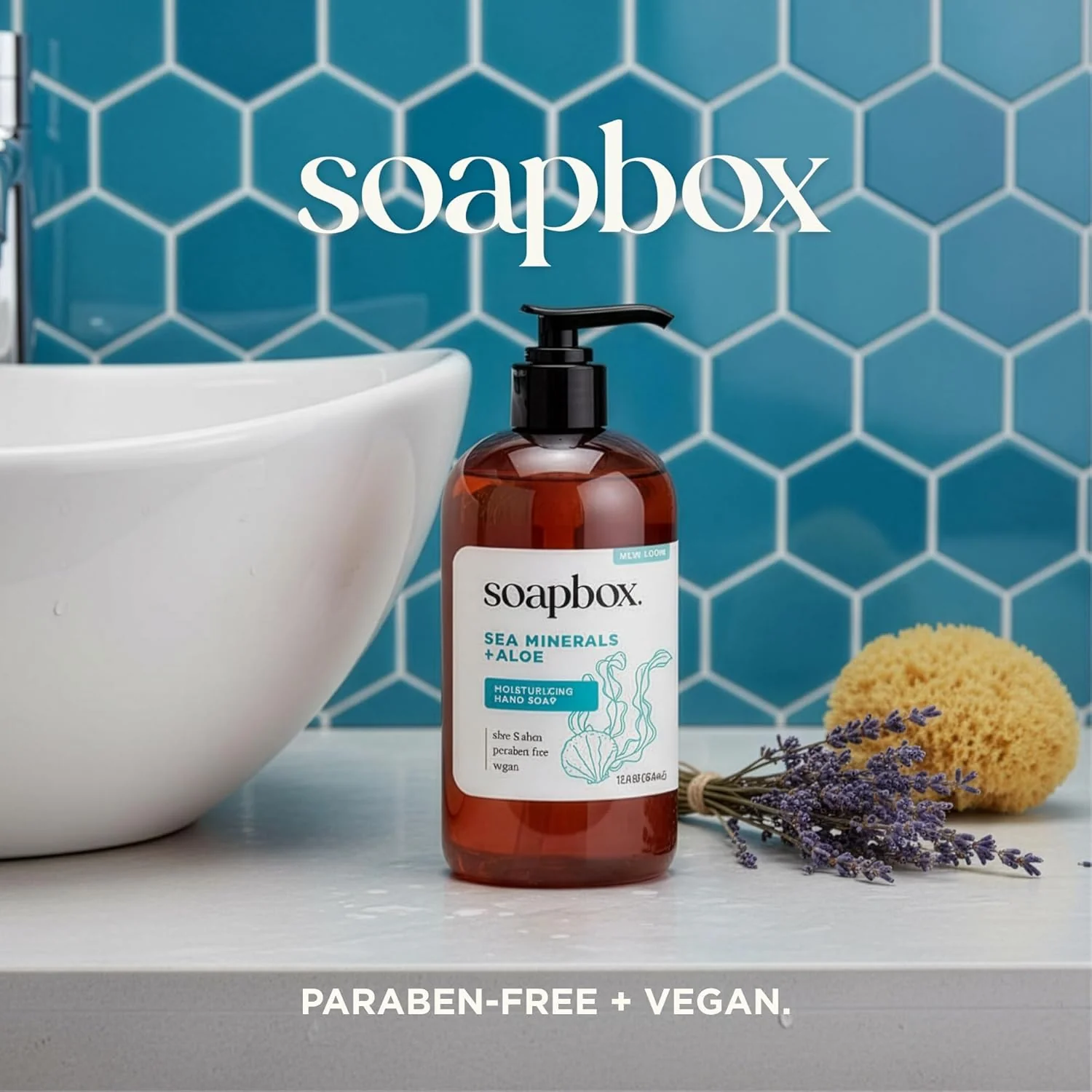 Sea Minerals + Aloe Moisturizing Liquid Hand Soap 3-Pack - Image 4