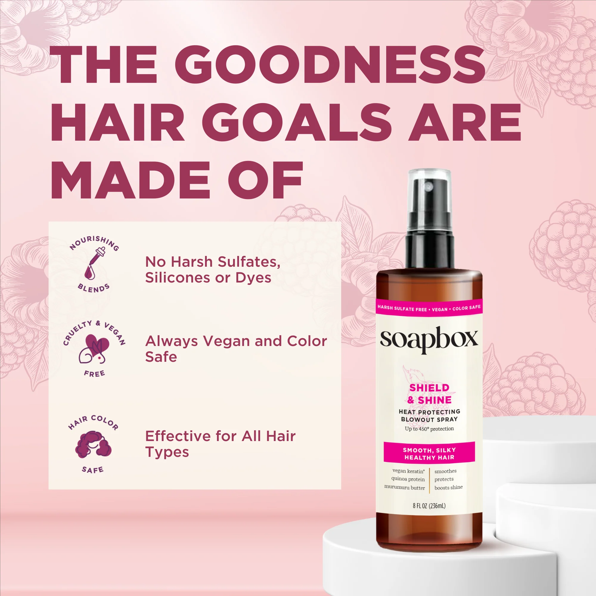 Shield & Shine Heat Protecting Blowout Spray - Image 6