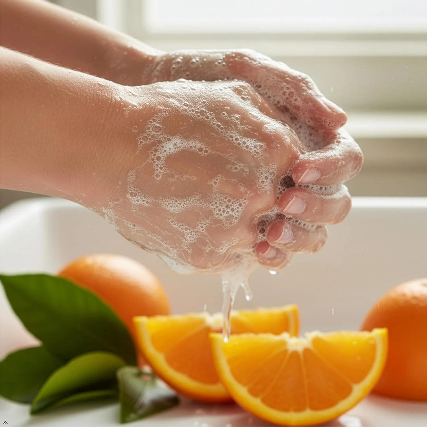 Sweet Orange Citrus Moisturizing Liquid Hand Soap - Image 3