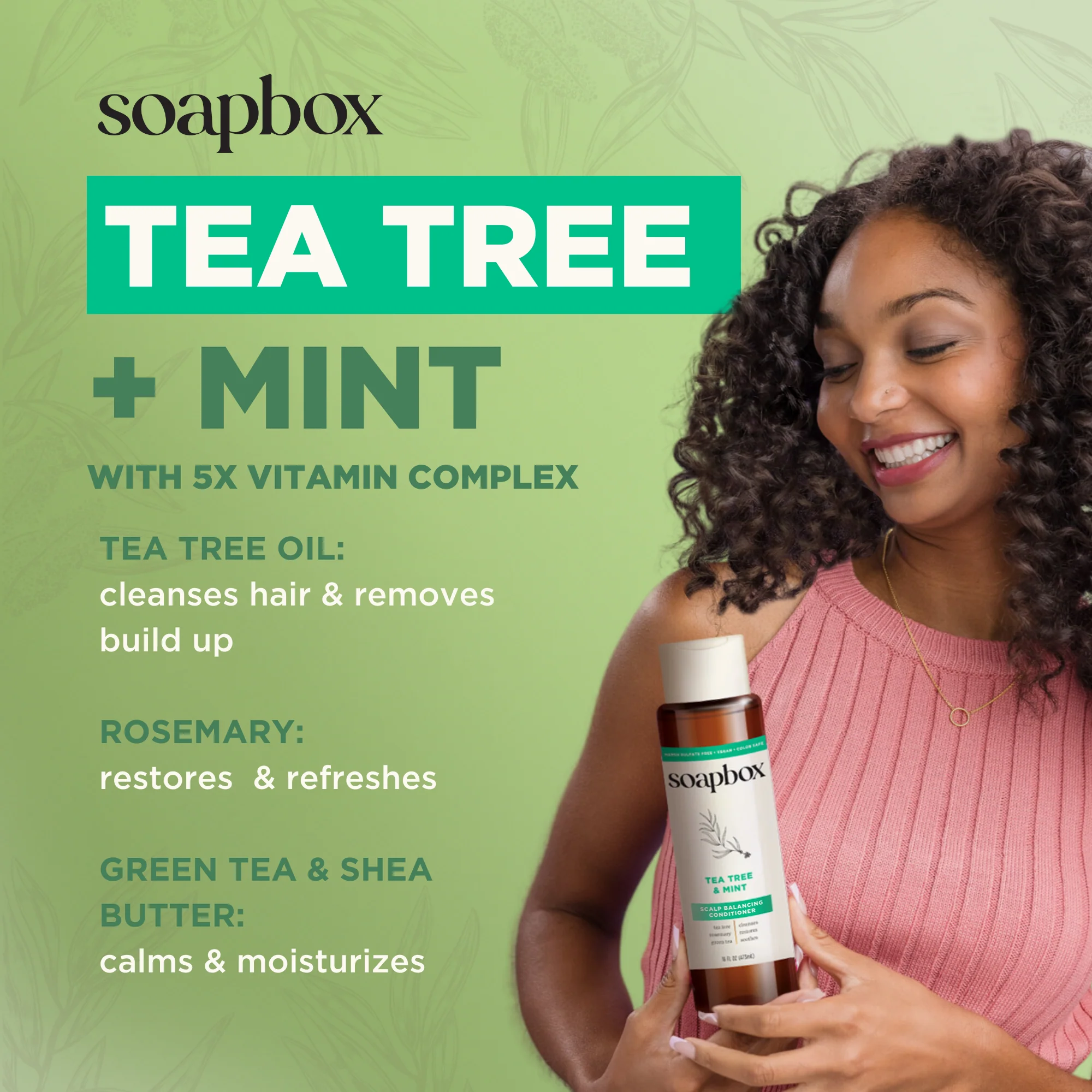 Tea Tree & Mint Scalp Balancing Conditioner - Image 5