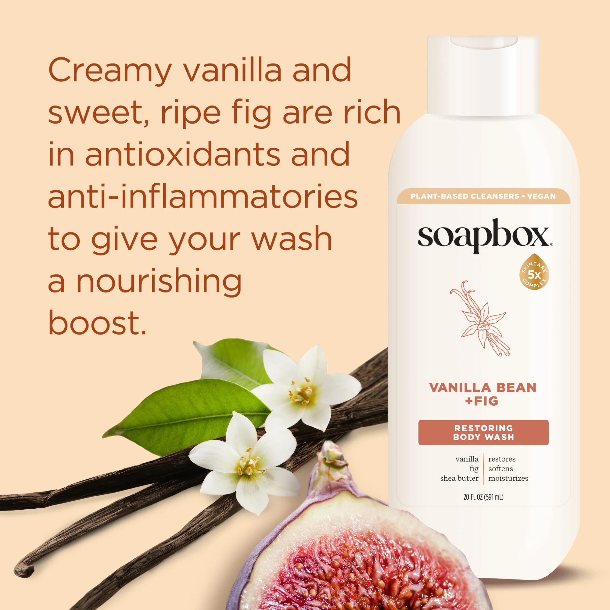 Vanilla Bean + Fig Nourishing Body Wash - Image 8