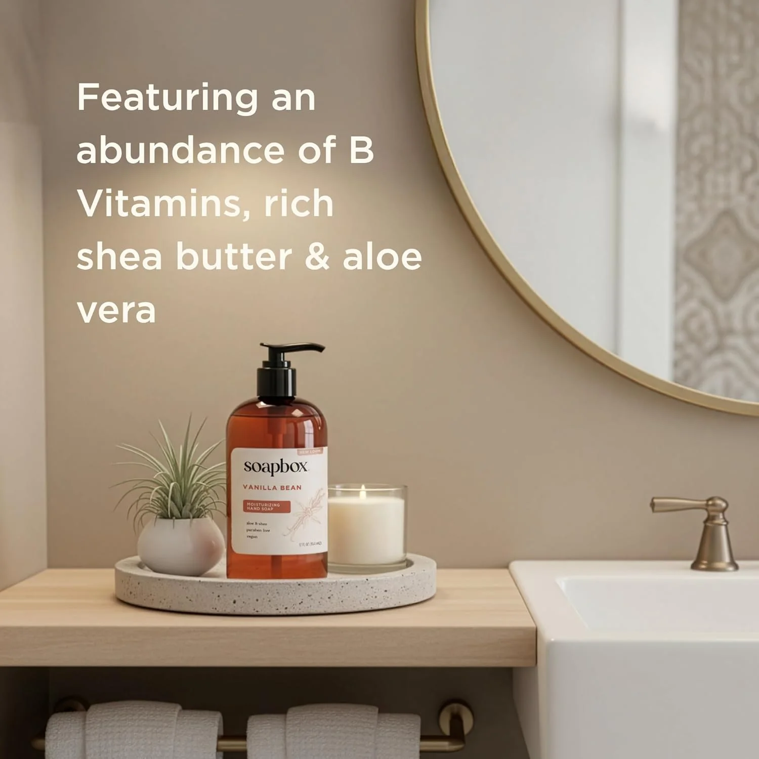 Vanilla Bean Moisturizing Liquid Hand Soap 3-Pack - Image 4