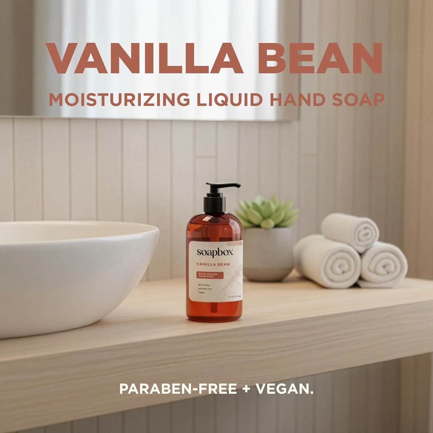 Vanilla Bean Moisturizing Liquid Hand Soap 3-Pack - Image 5