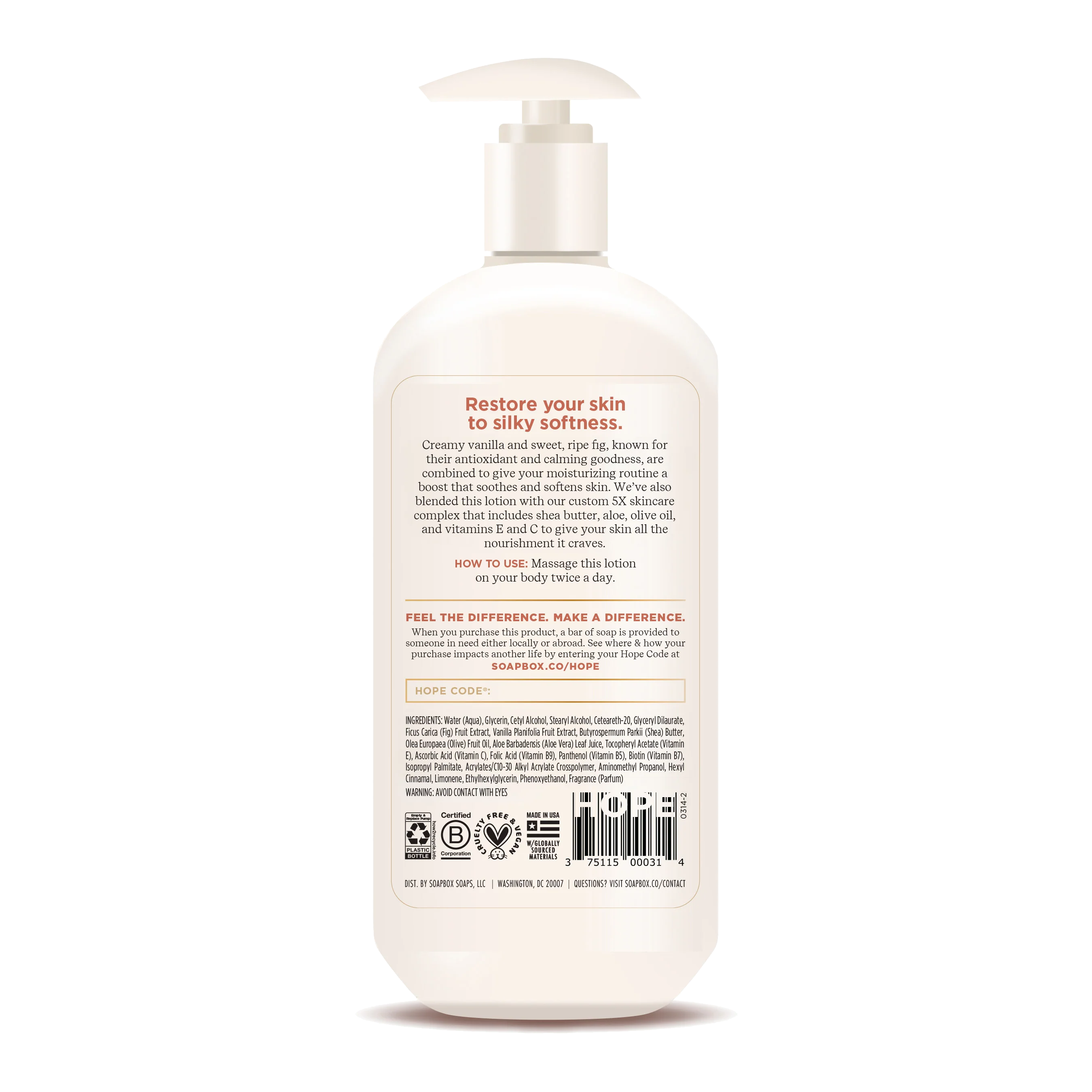 Vanilla Bean + Fig Ultra Hydrating Body Lotion - Image 2