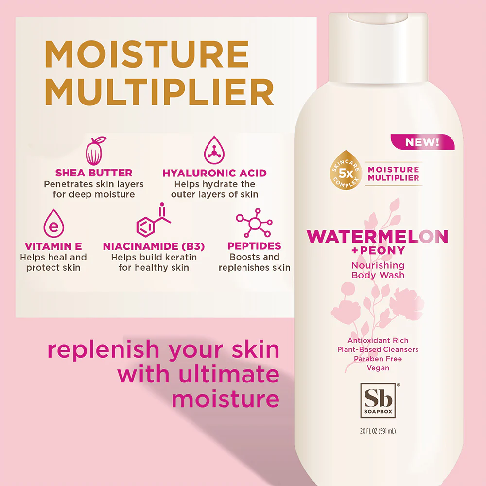 Watermelon + Peony Nourishing Body Wash - Image 4